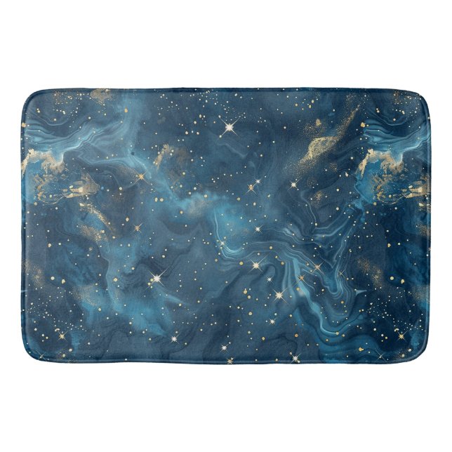 Celestial Constellation - Starry Night (8) Bath Mat (Front)