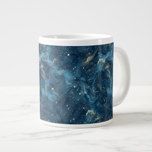 Celestial Constellation - Starry Night (8) Giant Coffee Mug (Front Right)