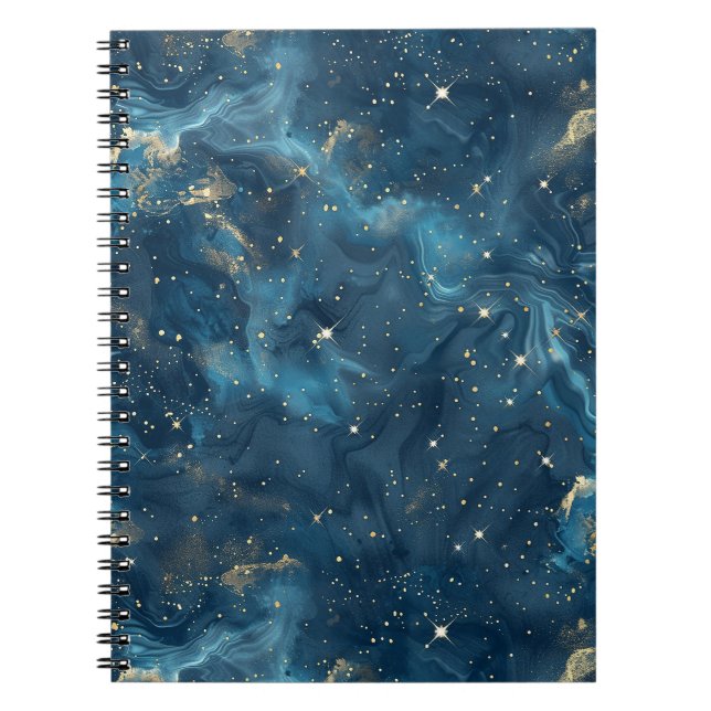 Celestial Constellation - Starry Night (8) Notebook (Front)