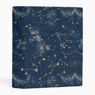 Celestial Constellation - Starry Night Mini Binder