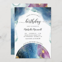 Celestial Constellations and Stars Birthday