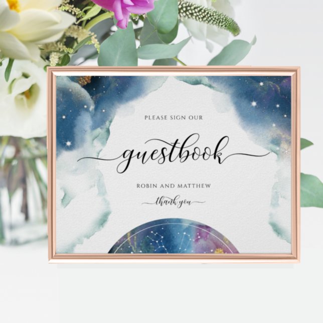 Celestial, Constellations, Starry Guestbook Sign (Creator Uploaded)