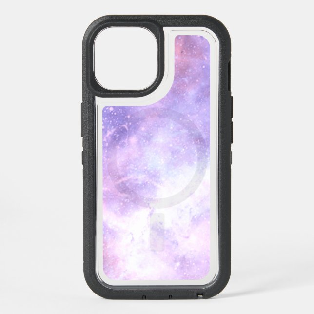 Celestial Cosmic Galaxy Pattern iPhone 15 Case (Back)