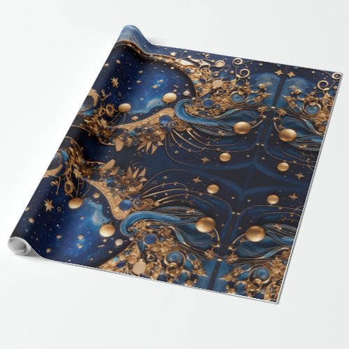  Celestial Cosmos _ Enchanting Wrapping Paper