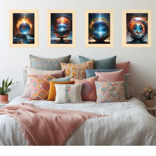 Celestial Cosmos on Wall Art Sets