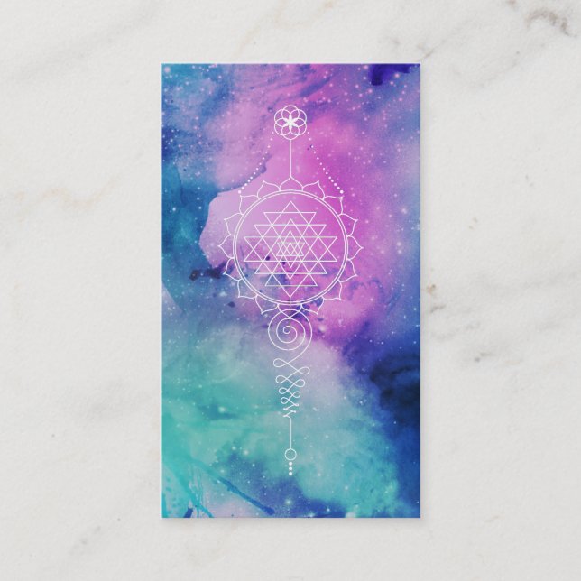 *~* Celestial Cosmos Universe Nebula Nirvana Business Card (Front)