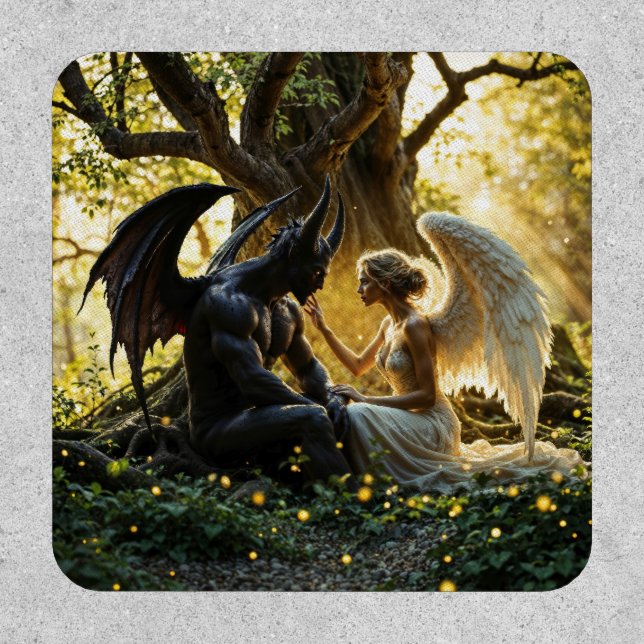 Celestial creatures angel demon fantasy patch (Front)