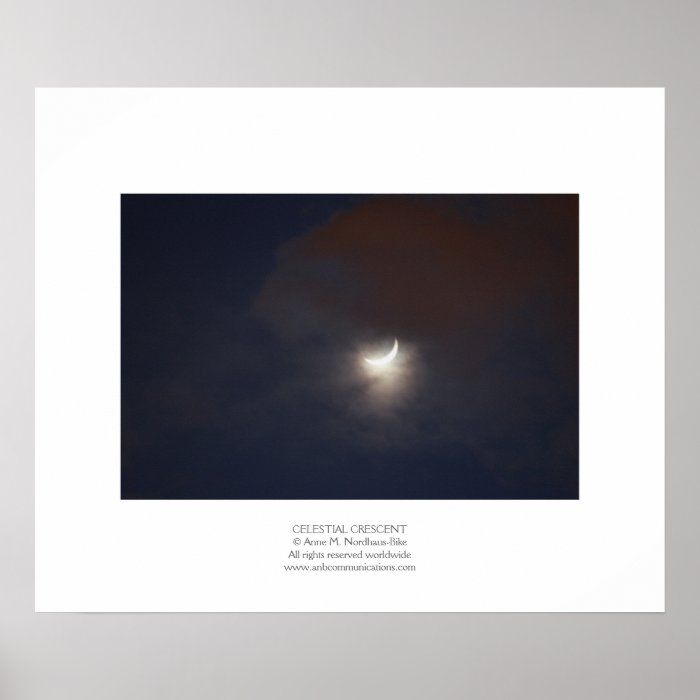 Celestial Crescent Print