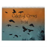 Celestial Crows 2024 Calendar at Zazzle