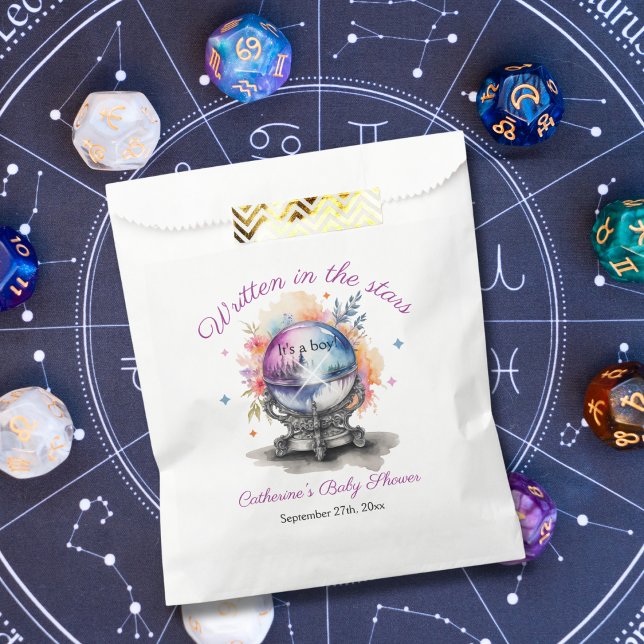 Celestial Crystal Ball Astrology Baby Shower  Favor Bag (Creator Uploaded)