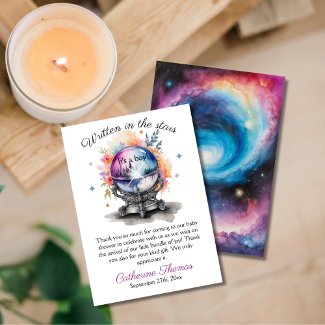Celestial Crystal Ball Astrology Baby Shower