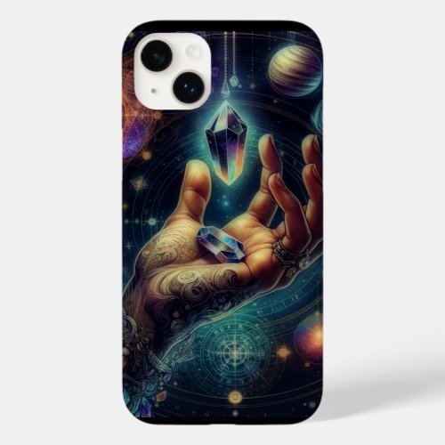 Celestial Crystal in the Palm Galaxy Spacy  Case_Mate iPhone 14 Plus Case