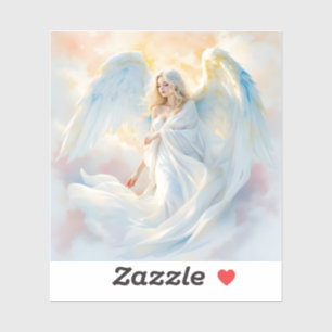Celestial Dawn – Angel of Peace and Light Sticker