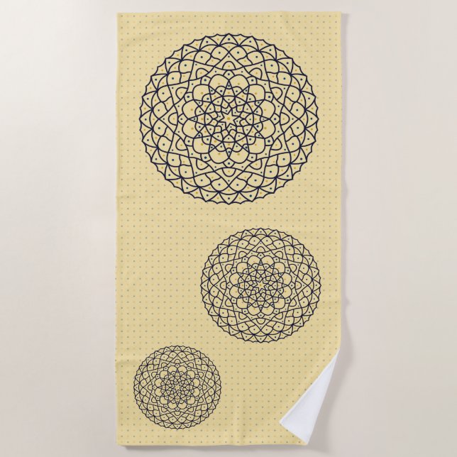 Celestial Day Beach Towel (Front)