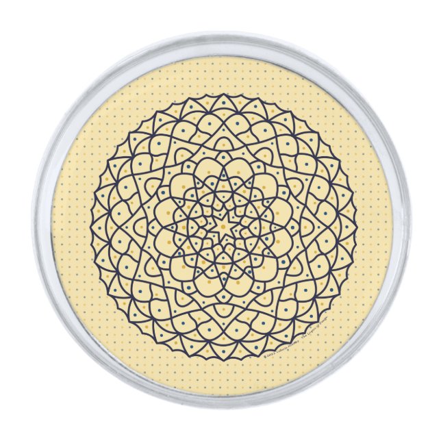 Celestial Day Lapel Pin (Front)