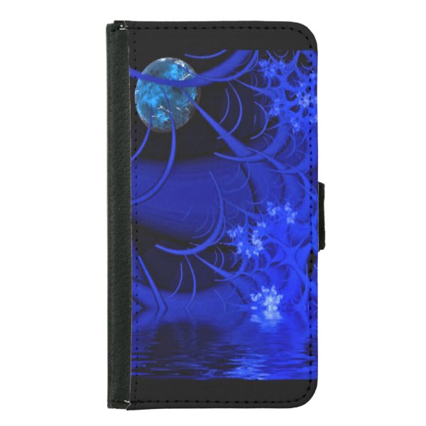 Celestial Deep Blue Sea Samsung Galaxy Wallet