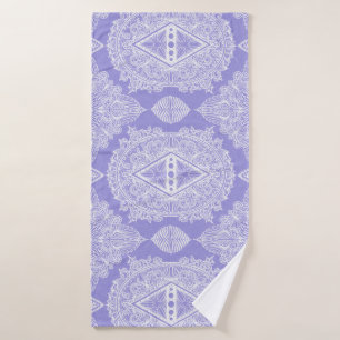 Celestial Diamond Mandala Bath Towel