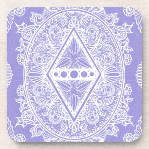 Celestial Diamond Mandala Coaster