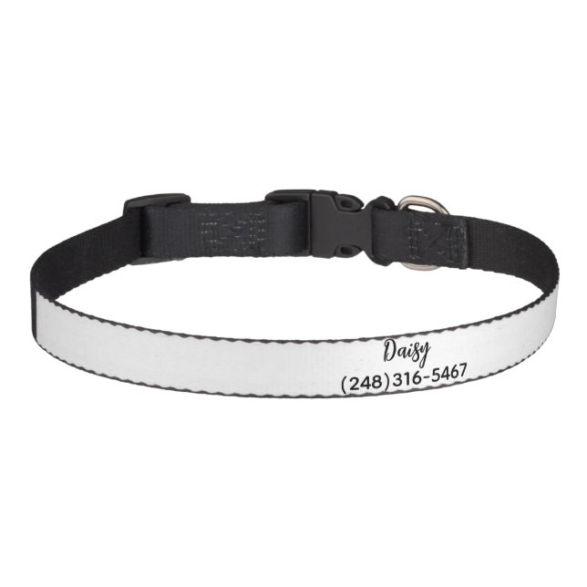 Celestial Dog Collar Leash Set Personalized, name  (Front)