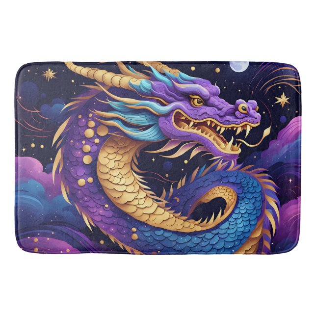 celestial dragon bath mat (Front)