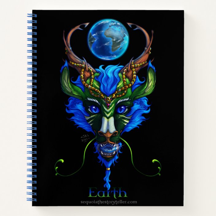 Celestial Dragon Earth Notebook Zazzle Com