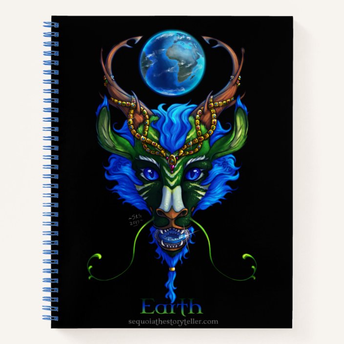 Celestial Dragon Earth Notebook Zazzle Com