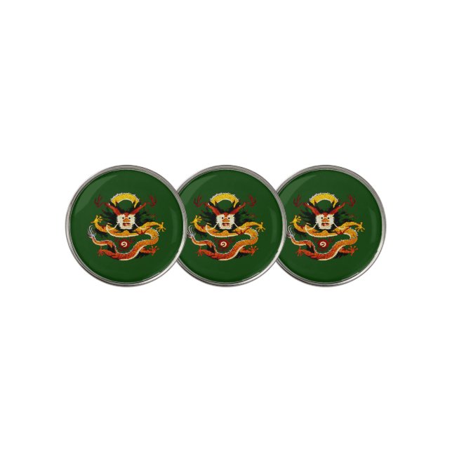 Celestial Dragon Golf Ball Marker (3 Up)