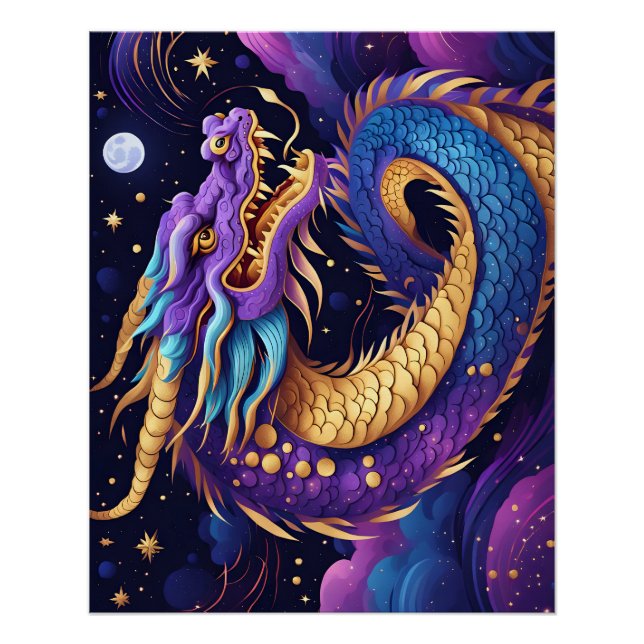 celestial dragon poster (Front)