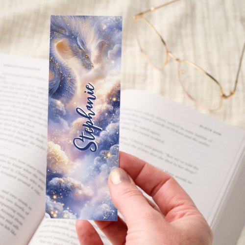 Custom Accessories 23 Celestial Dragon Sparkling Clouds Personalized Bookmarks
