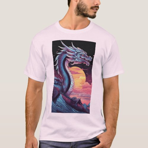 Celestial Dragon Sunrise T_Shirt