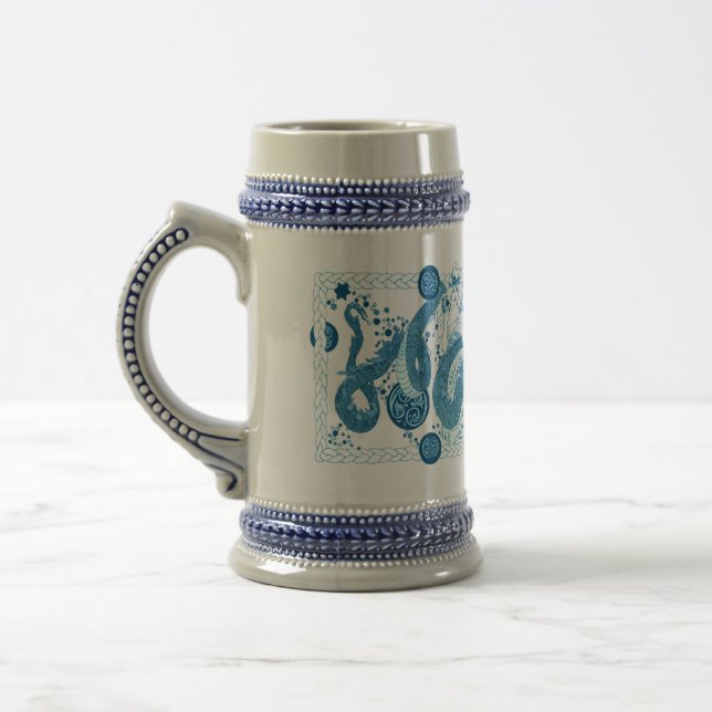 Celestial Dragon Tale Beer Stein (Left)