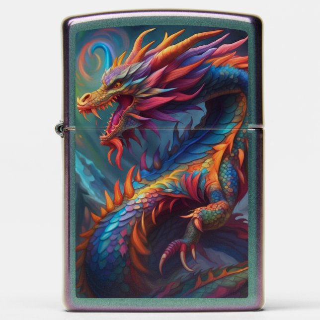 Celestial Dragon Zippo Lighter (Front)