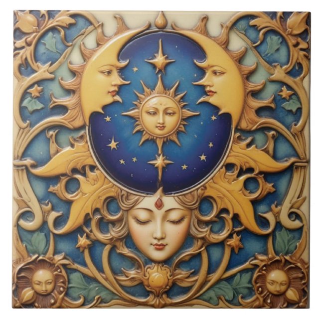 Celestial Dream Ceramic Tile (Front)