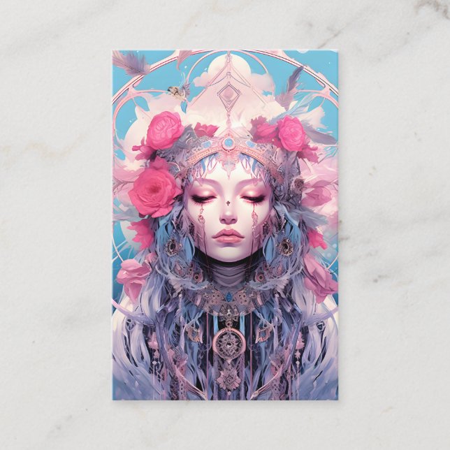 Celestial Dream Weaver Business Card (Front)