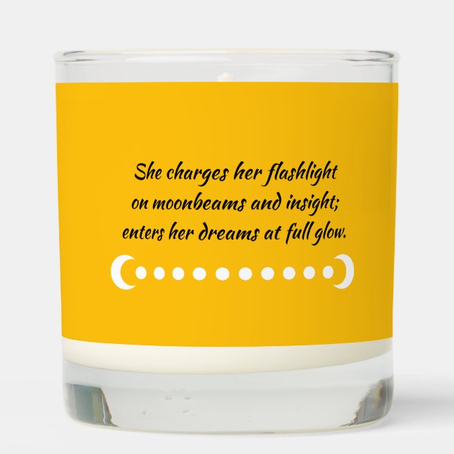 Celestial Dreamer Scented Candle (Back)