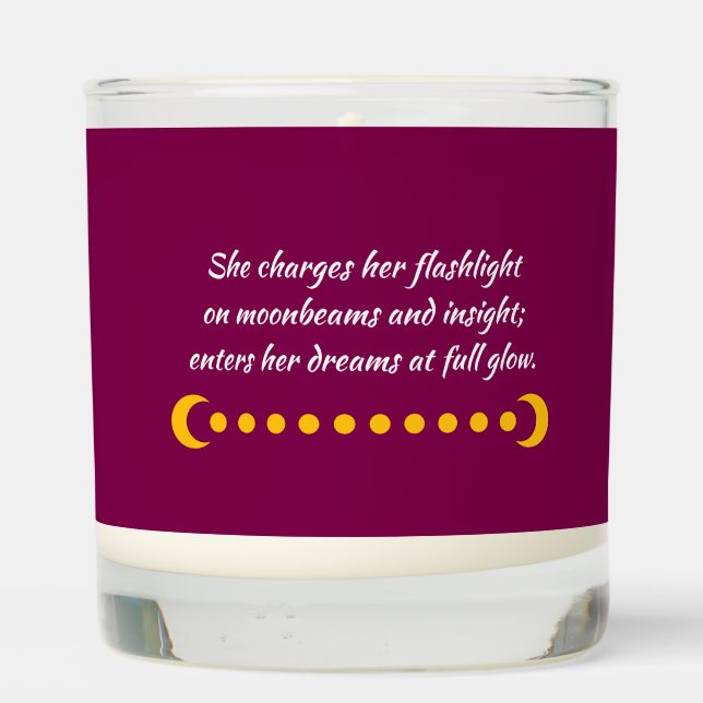 Celestial Dreamer Scented Candle (Back)