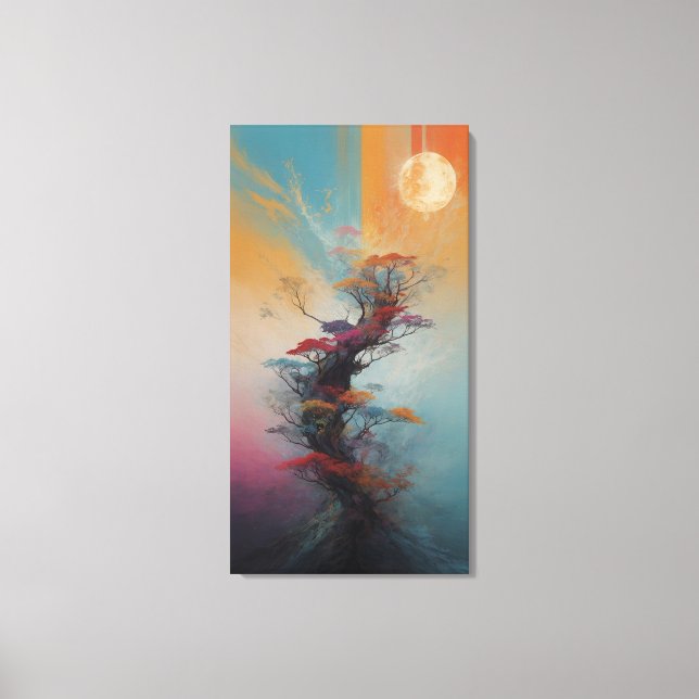 Celestial Dreamscape Canvas Prints: A Fusion of Et (Front)