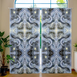 Celestial Dreamscape – Lunar Accent For Mystic Boh Blackout Curtains