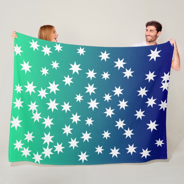 Celestial Dreamscape Star Blanket (In Situ)