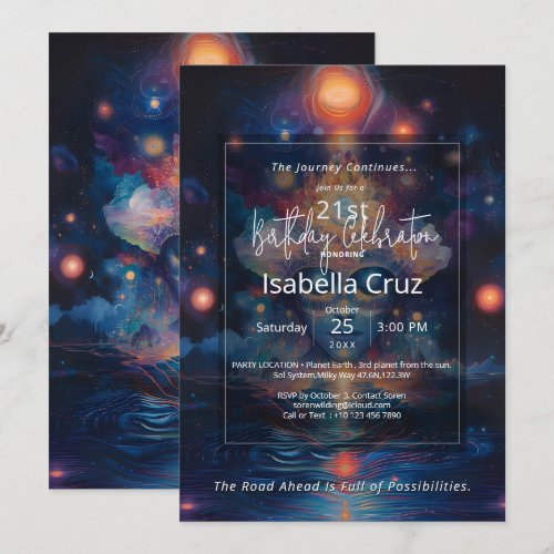 Celestial Drift | Visionary Design Invitation