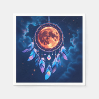 Celestial Eclipse Dreamcatcher Napkins