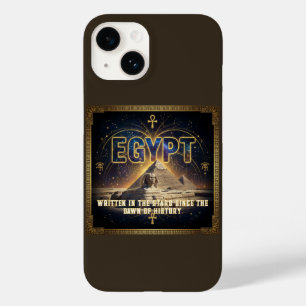 Celestial Egypt Sphinx Pyramids Galaxy Poster Case-Mate iPhone 14 Case