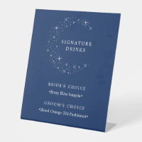 Celestial Elegant Moon Wedding Signature Drinks
