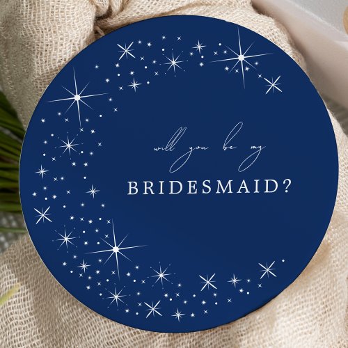 Celestial Elegant Wedding Moon Bridesmaid Proposal