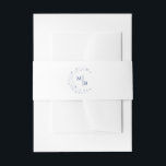 Celestial Elegant Wedding Moon Monogram Invitation Belly Band<br><div class="desc">Invite your guests to a night of romance and starlight with this Celestial Elegant Wedding Moon Monogram Invitation Belly Band from the Celestial Elegant Wedding Collection. Featuring a bright white background adorned with twinkling stars and refined typography, this modern celestial design is perfect for couples who love a minimalist yet...</div>