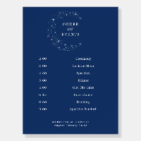 Celestial Elegant Wedding Moon Order of Events