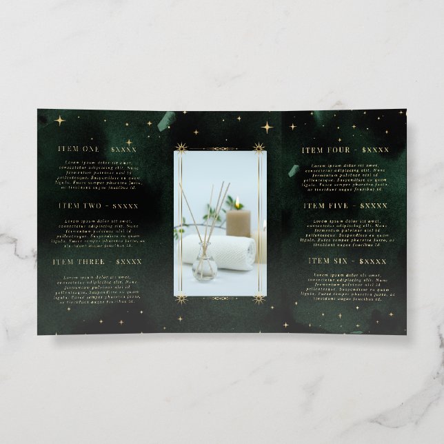 Celestial Emerald Crescent Moon Brochure (Inside)