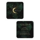 Celestial Emerald Crescent Moon