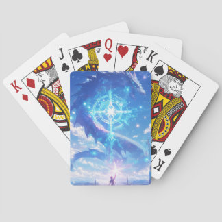 Celestial Encounter: Dragon and the Mystic Poker Cards