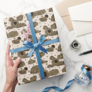 Celestial Engraving Toile (Celestial Alchemist) Wrapping Paper